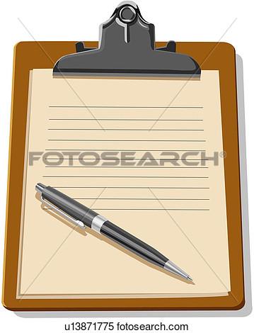 Writing Materials Clipart.