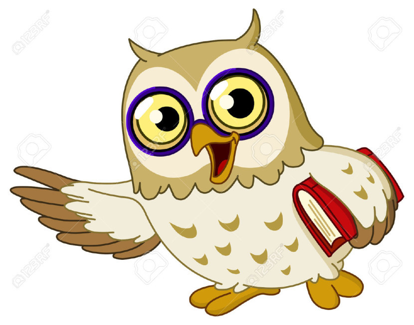 School Owl Clipart.