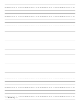 Penmanship Paper.