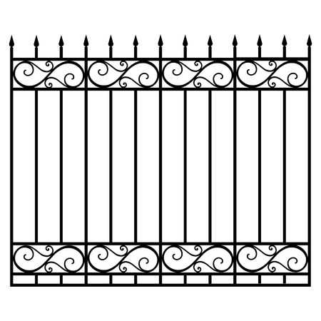 2,571 Wrought Iron Fence Cliparts, Stock Vector And Royalty Free.
