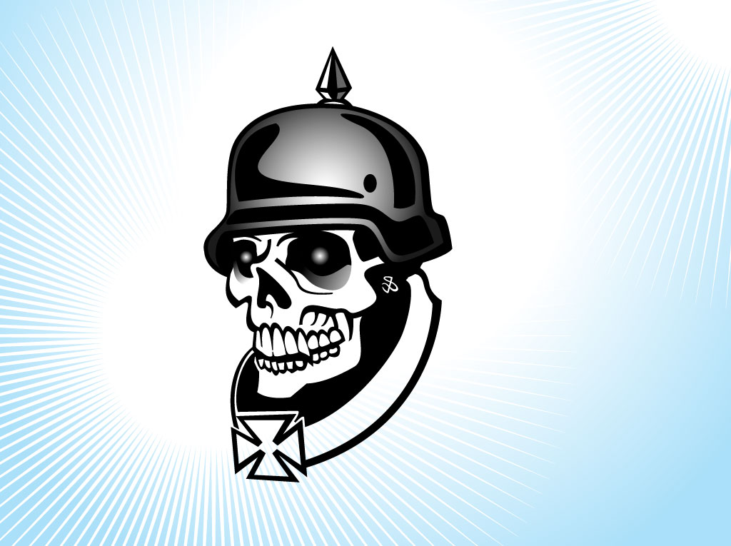 German Soldier Skull.