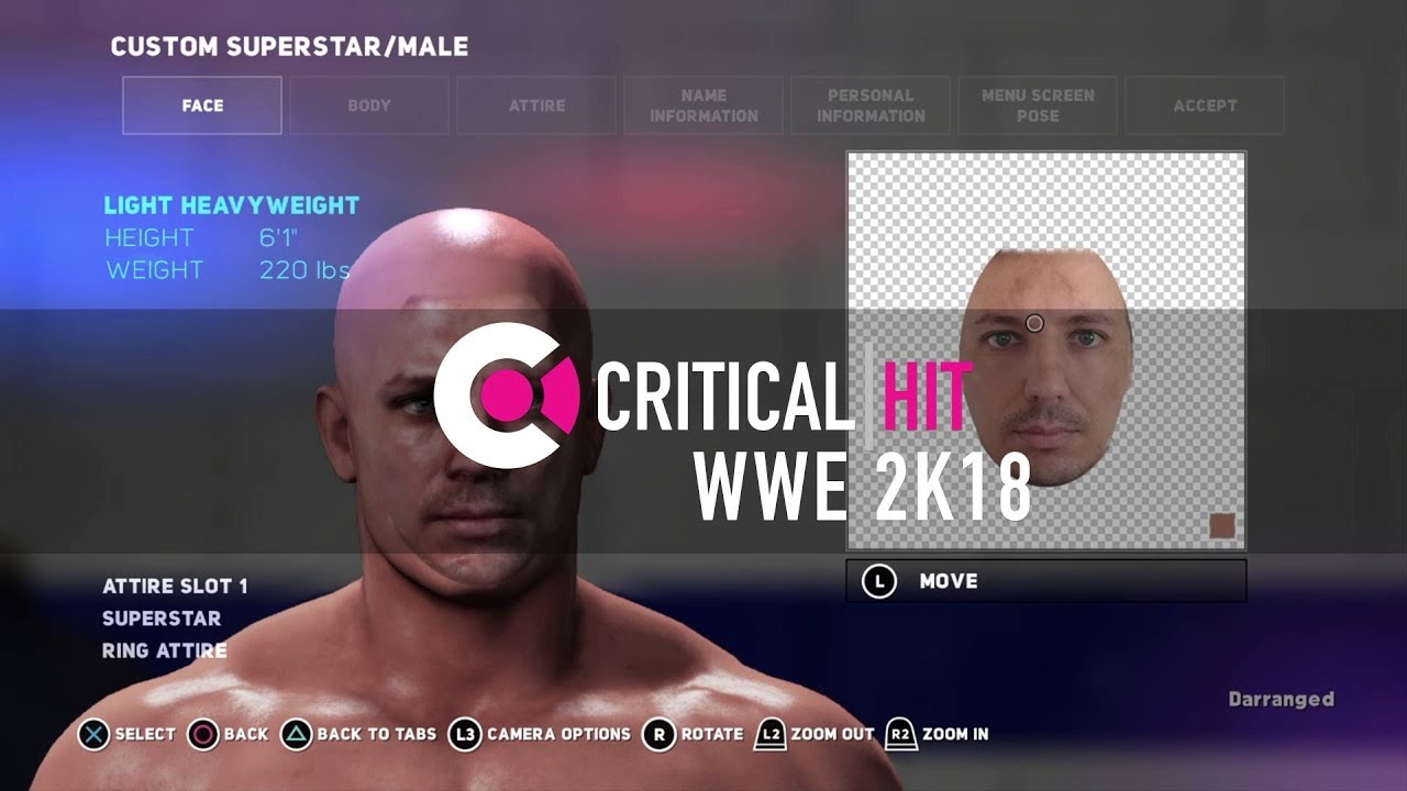 How to upload your face into WWE 2K18.