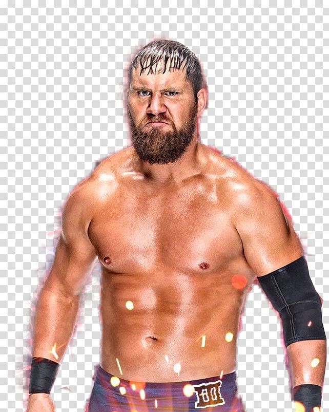 Curtis Axel WWE 2K18 3D rendering, others transparent.