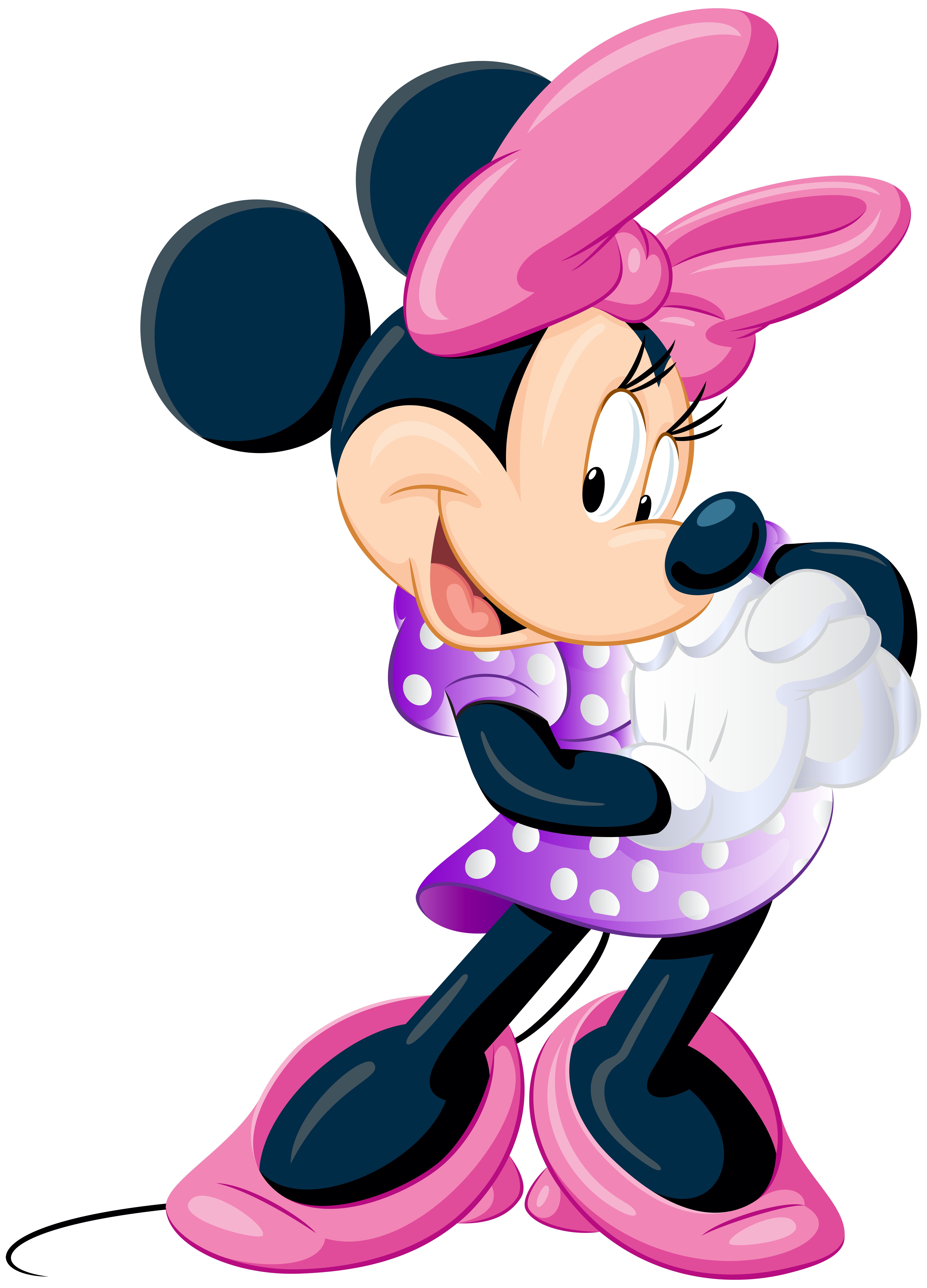 Minnie Mouse Free Clip Art Image.