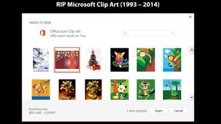 RIP Microsoft Clipart.
