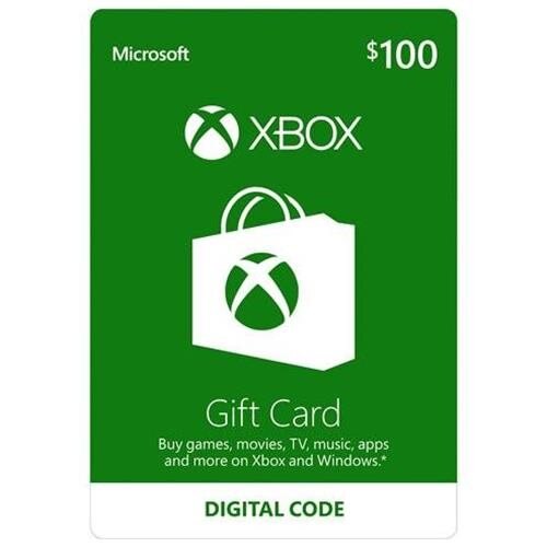 Microsoft Xbox Gift Card $100 (Email Delivery).