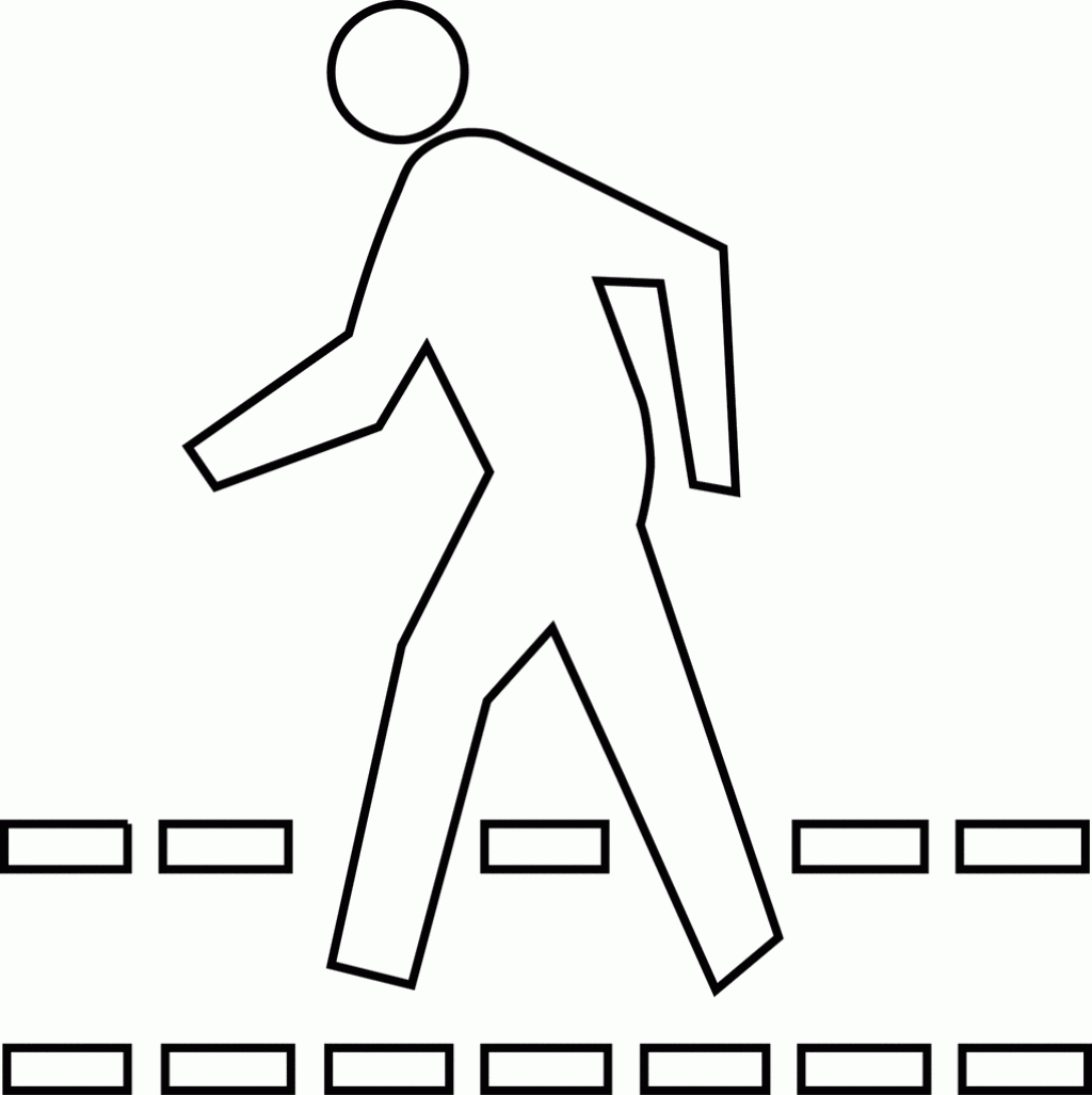 Перейти на рисунке 1. Pedestrian yielding. Pedestrian Coloring Page. Pedestrian Walkway Dimensions. Crosswalk Coloring.