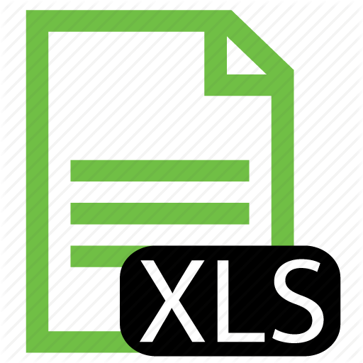 Excel Spreadsheet Icon File, type, xls icon #3393.