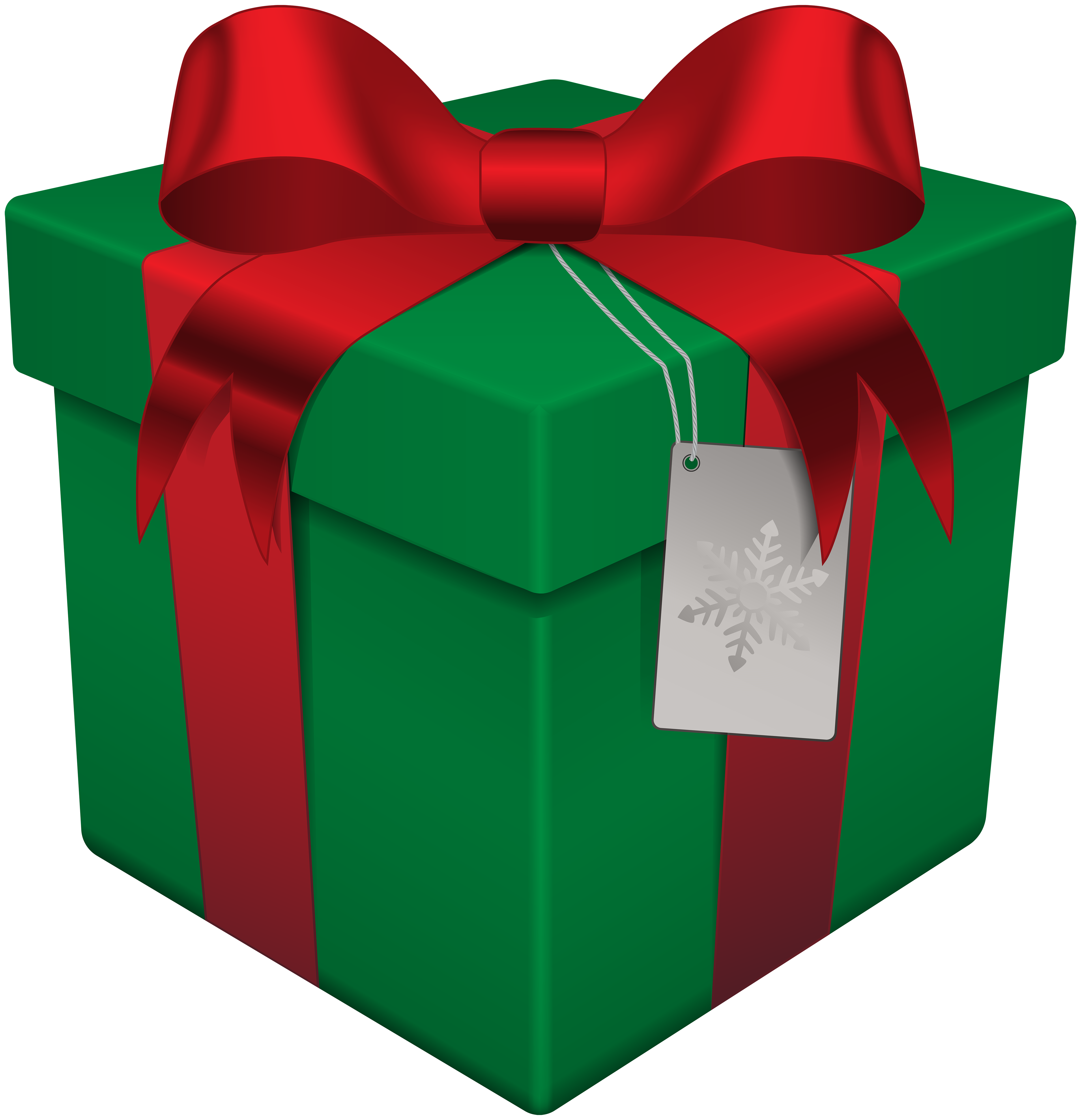 Transparent Background Xmas Gift Clipart.