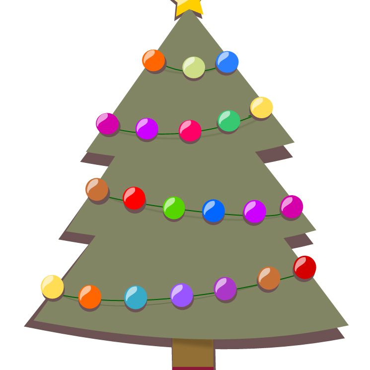The Best Free Christmas Tree Clip Art Images.