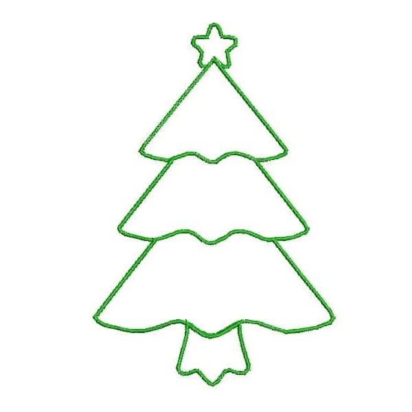 Free Christmas Tree Outlines, Download Free Clip Art, Free.