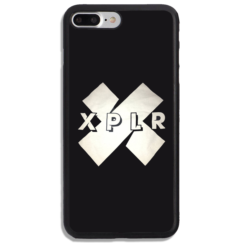Sam And Colby Brock XPLR Logo Black Print On Hard Cover Phone Case  Protector For iPhone And Samsung Case sold by ElizaStore15.