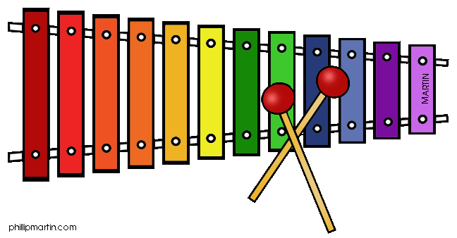 Xylophone Clipart.