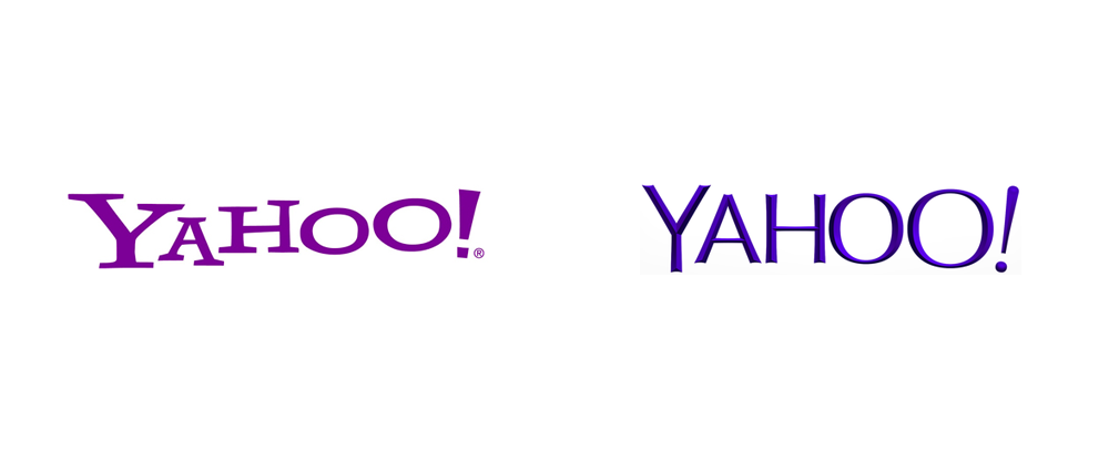 Brand New: New Logo for Yahoo Designed In.