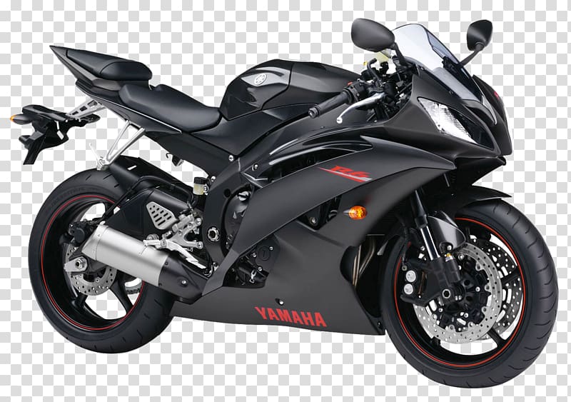 Black and red Yamaha sport motorcycle, Yamaha Motor Company.