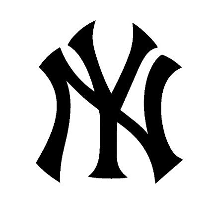 MLB Baseball New York Yankees, Silver, 6 Inch, Die Cut Vinyl Decal, For  Windows, Cars, Trucks, Toolbox, Laptops, Macbook.