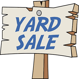 Library of garage sale sign image transparent stock png.