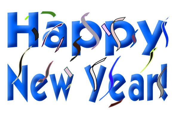 Clipart happy new year 2014.