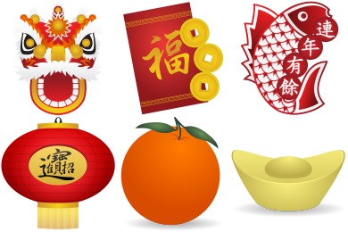 Chinese New Year Icon.
