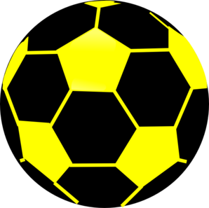 Black And Yellow Soccer Ball Clip Art at Clker.com.