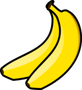Yellow Banana Clipart.