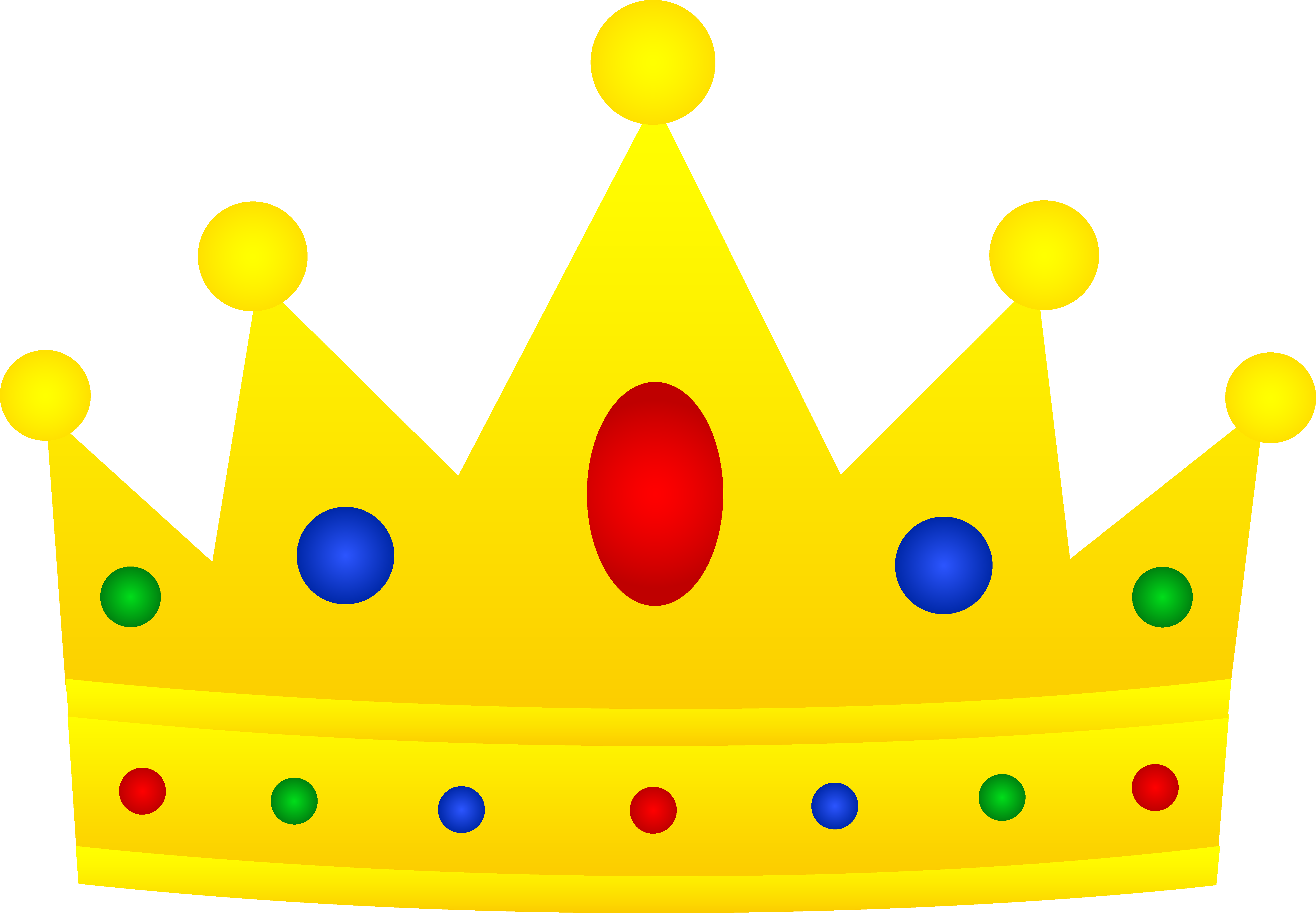 Yellow Crown Clipart.