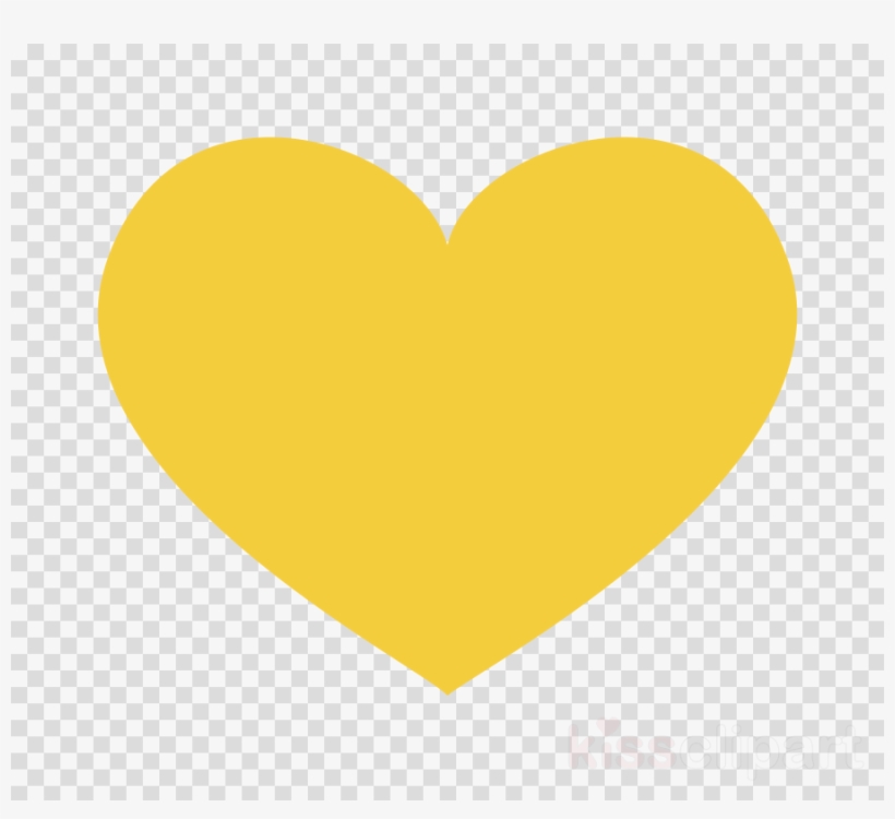 Yellow Heart Clipart Clip Art.