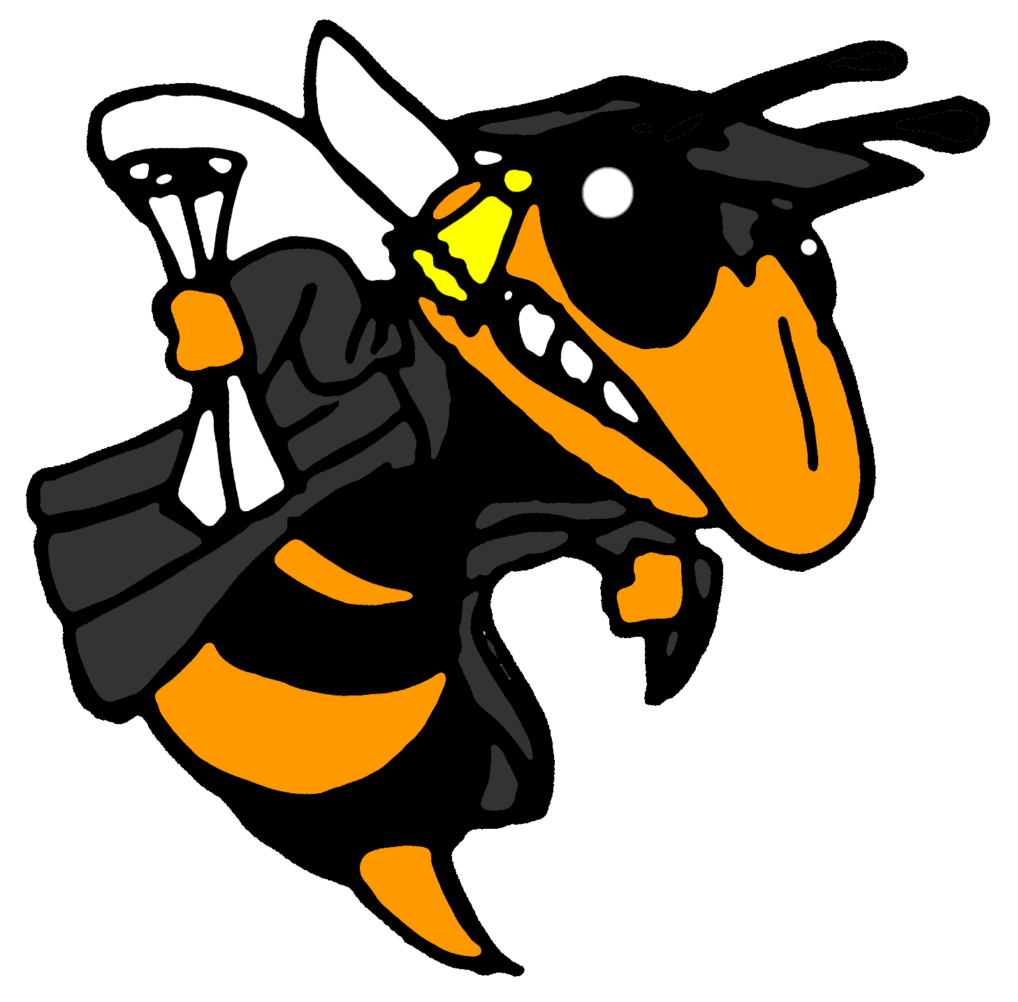 Yellow jacket clip art.