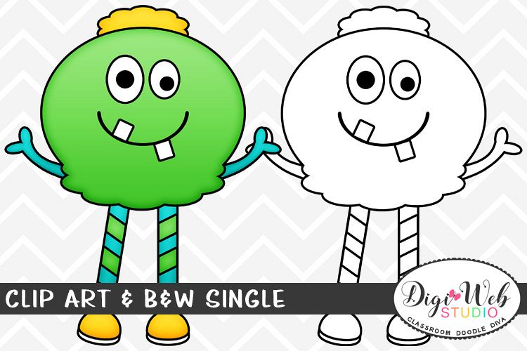 Clip Art & B&W Single.