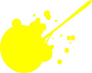 Yellow Paint Splat Clip Art at Clker.com.