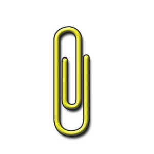 Paperclip clipart Transparent pictures on F.