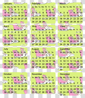 Cool Calendars , pink and yellow sneakers print calendar.