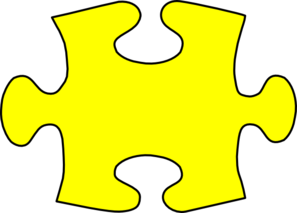 Yellow Jigsaw Puzzle Piece Large Clip Art at Clker.com.