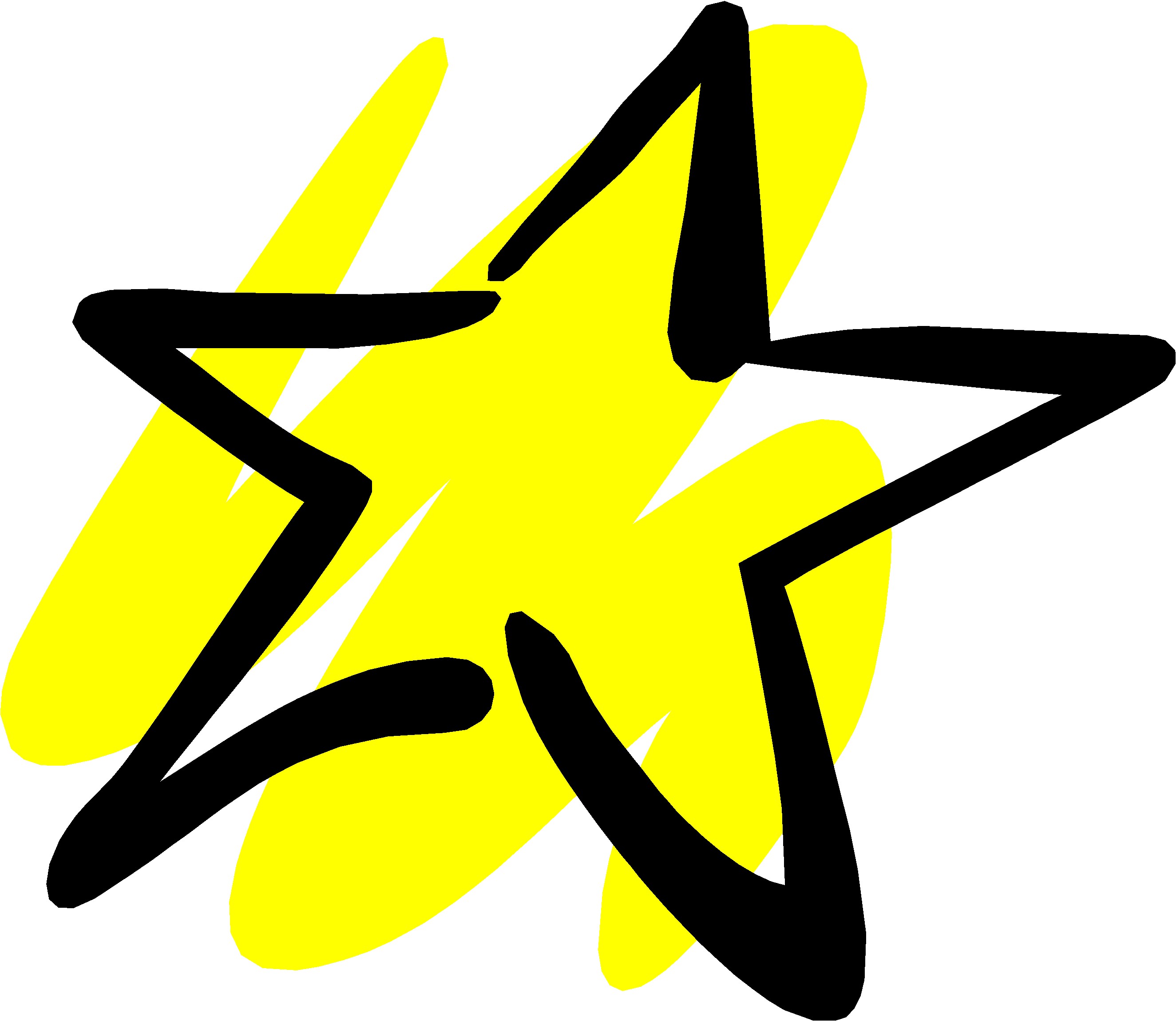 Clipart Yellow Star.