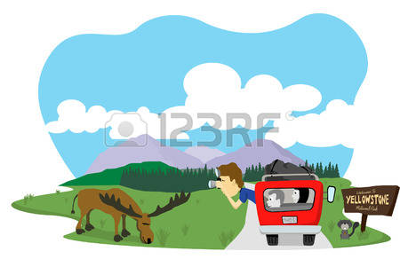 118 Yellowstone National Park Cliparts, Stock Vector And Royalty.