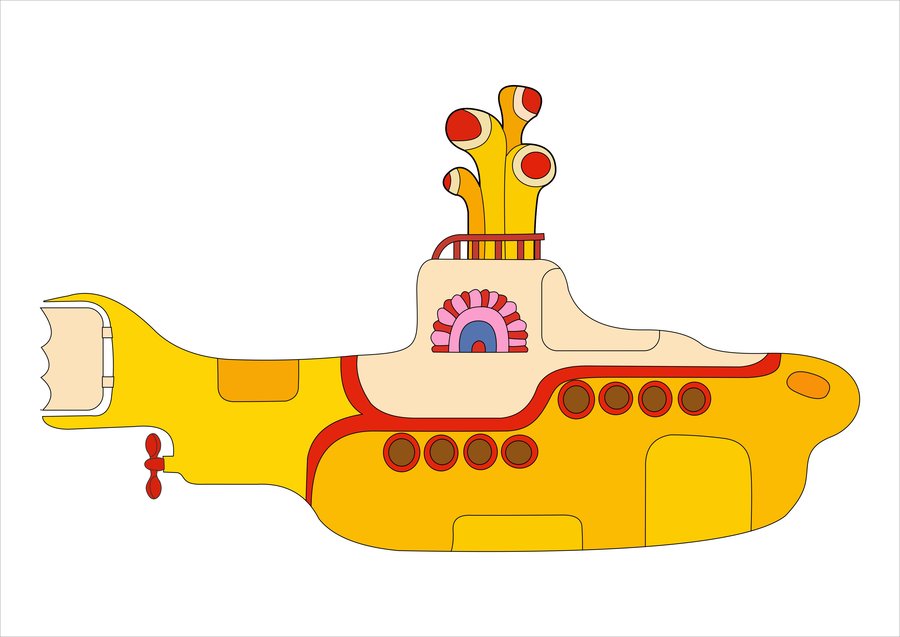 yellow submarine cartoon online