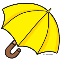 Yellow Umbrella Clipart.