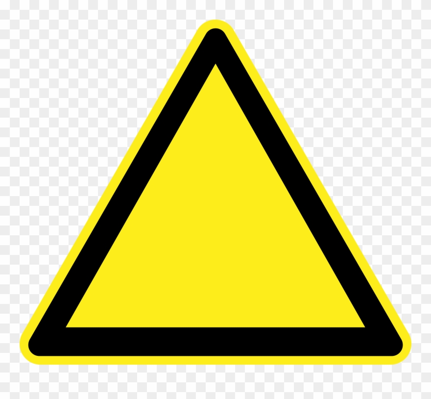 Clipart Blank Warning Sign.