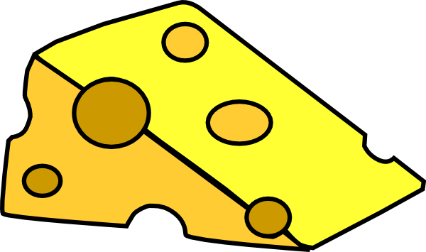 Yellow Cheese Clipart.