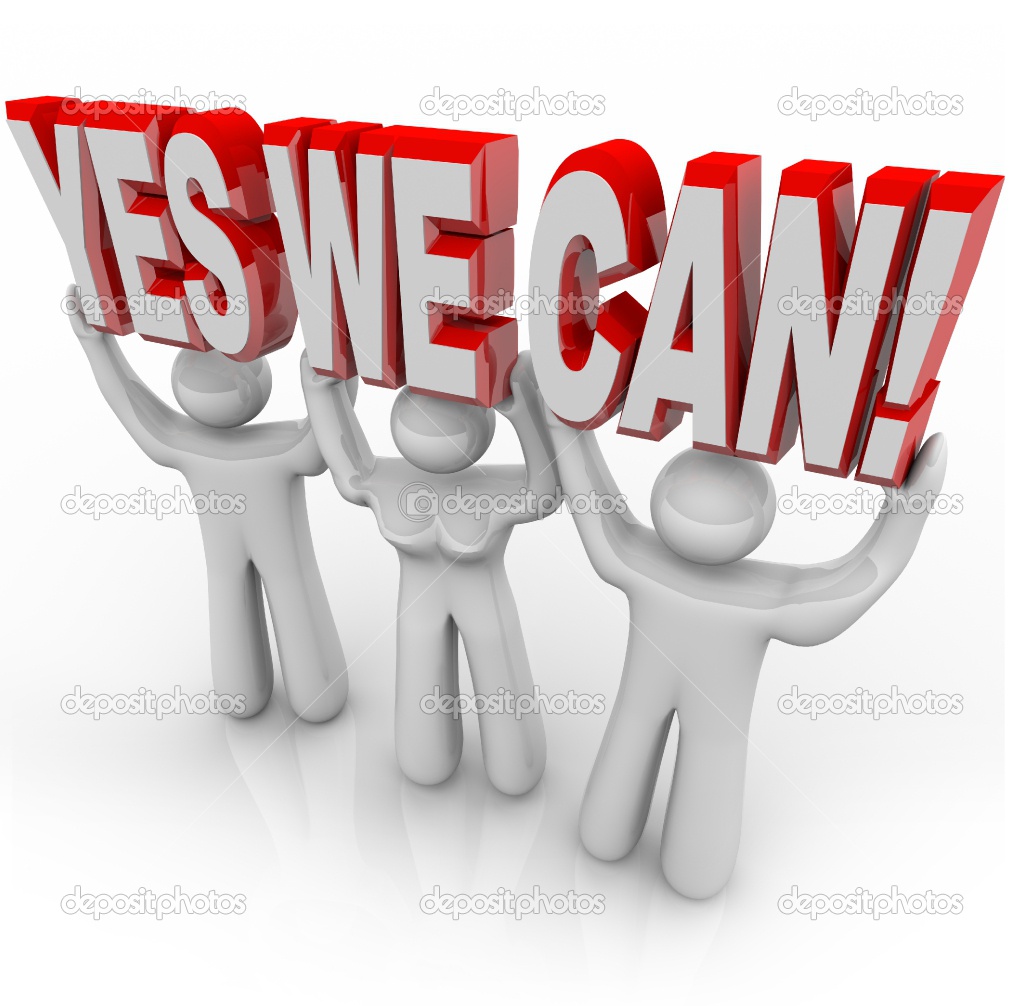 Yes We Can Clipart.