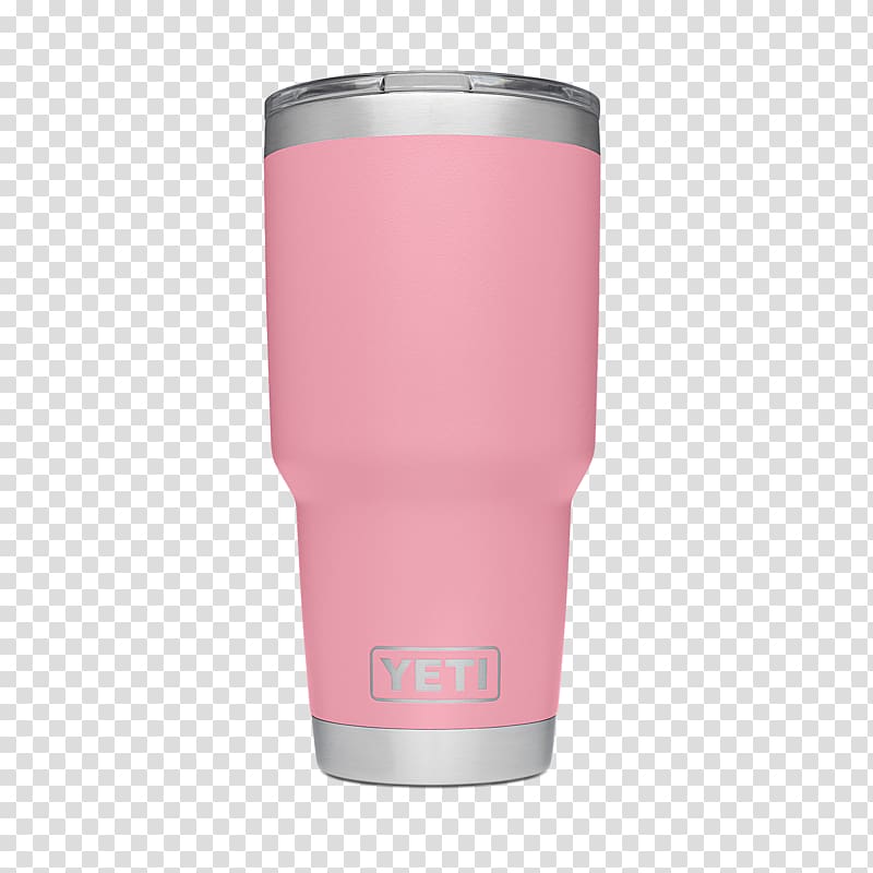 YETI Rambler Tumbler Pink Cooler, pink drink transparent.