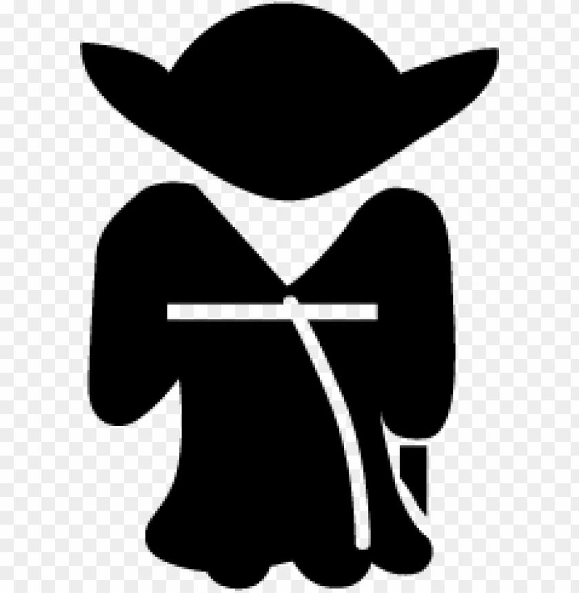 Download yoda silhouette clipart png photo.