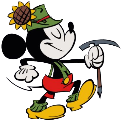 Mickey Mouse Cartoon Shorts Clipart.