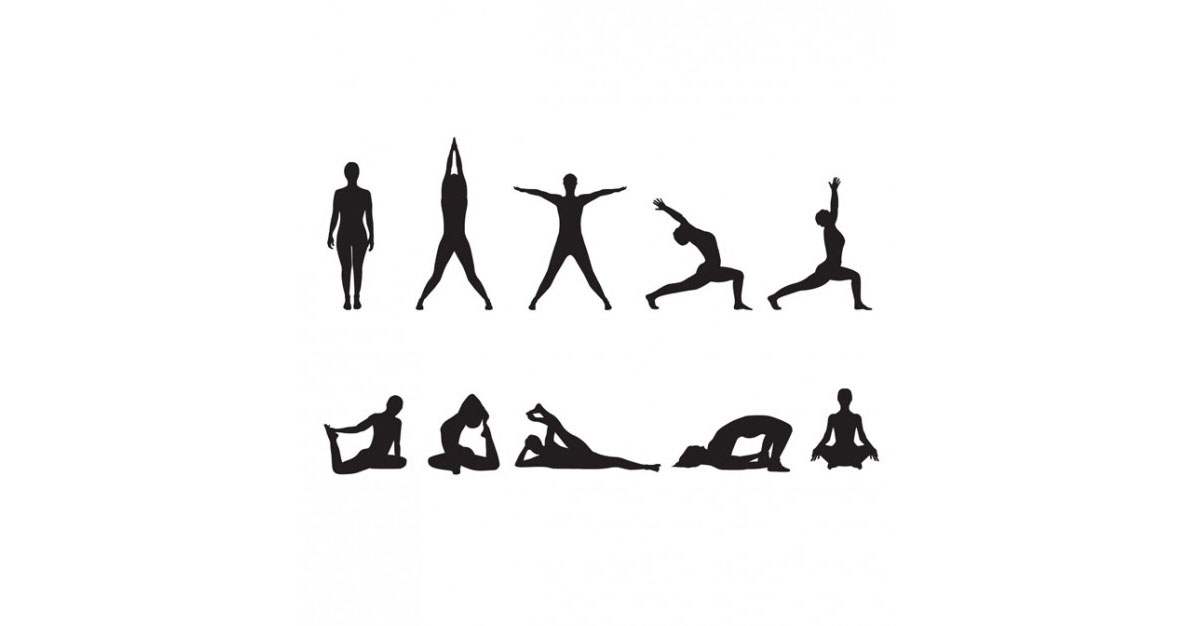 Yoga clip art black and white yoga.