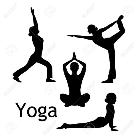 Yoga Pose Clipart #1.