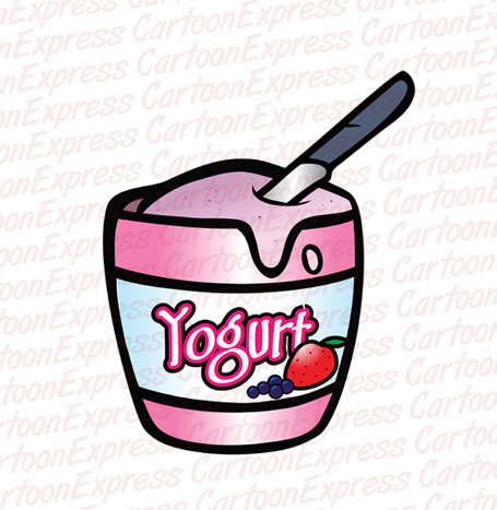 Yogurt Clipart.
