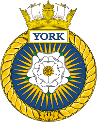 Naval Reserve HMCS York, badge (crest).