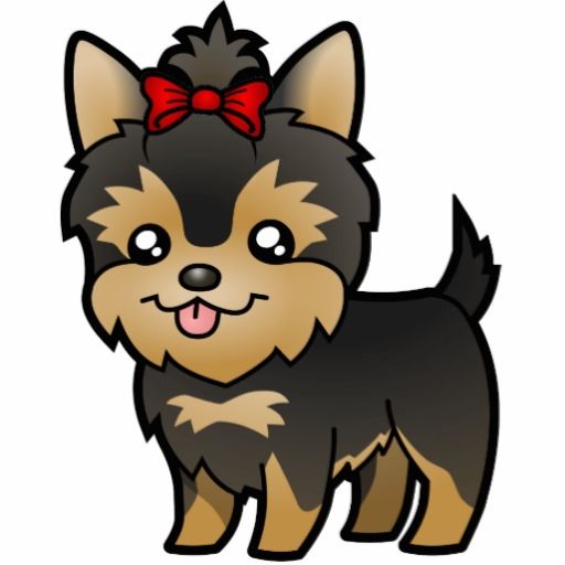 Free Yorkie Clip Art and Coloring Pages.