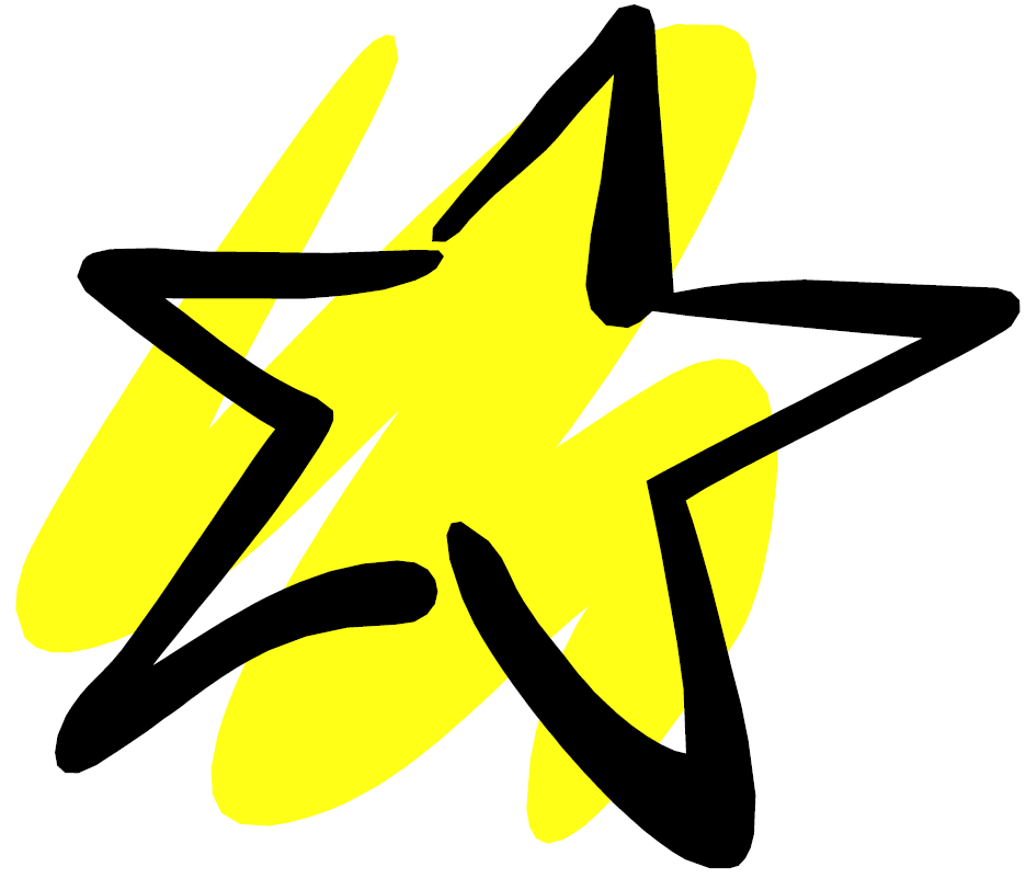 Shining Star Clip Art.