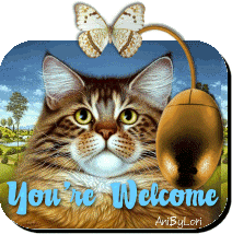 You Are Welcome Animated Graphic.